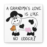 Gift for Grandma - Quote about Grandmothers - Canvas Wrap