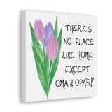 Gift for Oma & Opa - Quote for Grandparents -Print on Canvas Wrap - 2 sizes