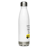Gift for bus driver - Stainless steel water bottle
