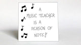 Music instructor quote magnet