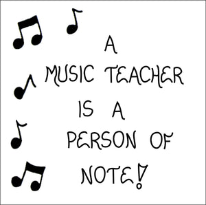Music Teacher Quote Magnet