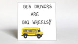 Bus driver present for end of school year - Magnet