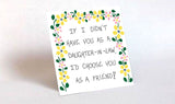 daughter-in-law gift quote magnet