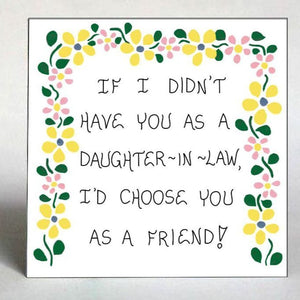 Gift for daughter-in-law, Magnet Quote