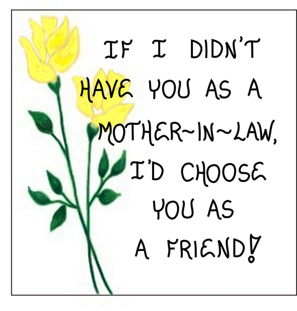 Mother-in-law Magnet Quote