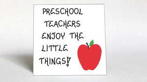 Preschool Teacher Quote Magnet
