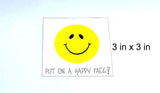Inspiration Quote Magnet, Smiley Face - Happy Saying