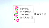 Sister, gift magnet quote