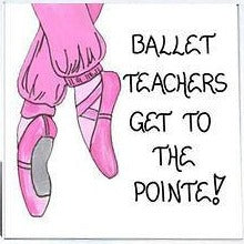 Present for Ballet Teacher - Fridge Magnet