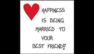 Magnet - Marriage Quote, Married, Best Friend, Beloved, Betrothed, Wedded