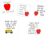 Magnet - Teacher Quote of thanks, learn to read, reading instructor, tutor