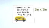 Bus driver thank you gift magnet
