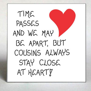 Gift magnet for cousin - Quote