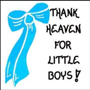 quote about little boys - refrigerator magnet