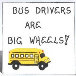 Gift for bus driver - End of school year - Magnet